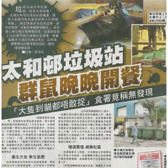 20150812鼠患相關新聞(東方日報A6)